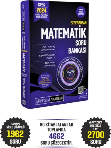 Pegem KPSS Matematik Ezberbozan Soru Bankası 2024