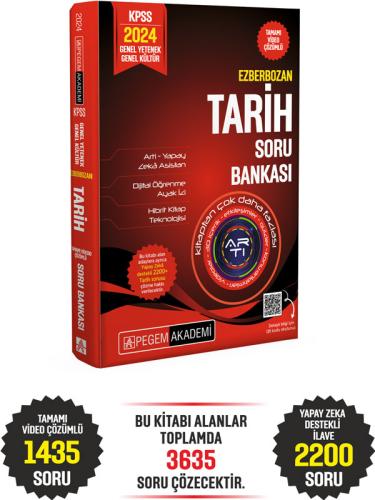 Pegem KPSS Tarih Ezberbozan Soru Bankası 2024