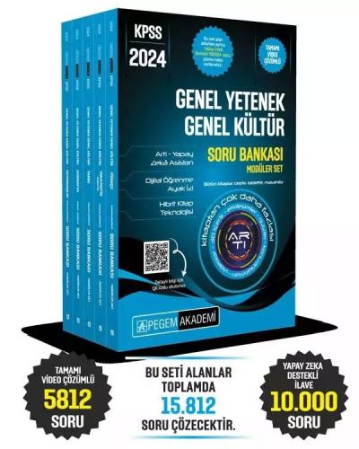 Pegem KPSS GY GK Tamamı Çözümlü Soru Bankası Seti 5 Kitap 2024