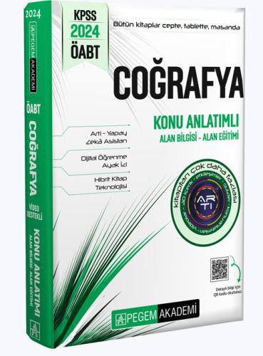 Pegem ÖABT Coğrafya Konu Anlatımlı 2024