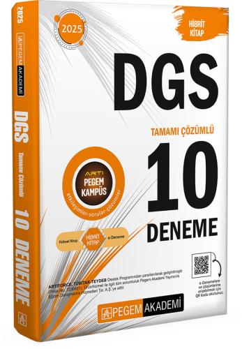 Pegem DGS 10 Deneme 2025