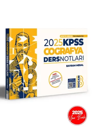 Benim Hocam KPSS Coğrafya Video Ders Notları 2025