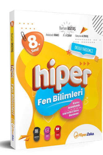 Hiper Zeka 8. Sınıf Hiper Fen Bilimleri Konu Anlatımlı Etkinlikli Soru