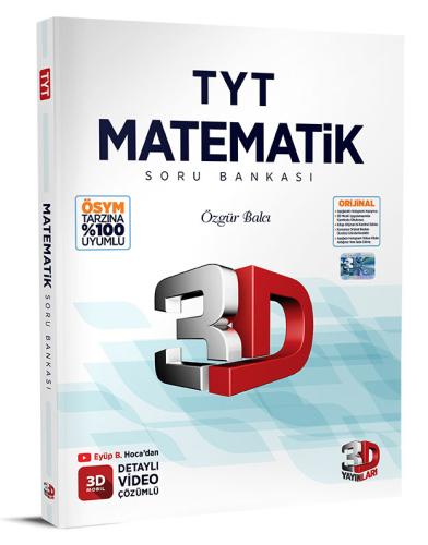 3D TYT Matematik Soru Bankası 2024