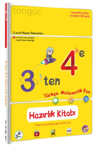 Tonguç Akademi 3'ten 4'e Hazırlık Kitabı