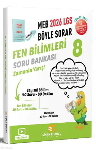 Sinan Kuzucu 8. Sınıf Meb Böyle Sorar Fen Bilimleri Soru Bankası Video