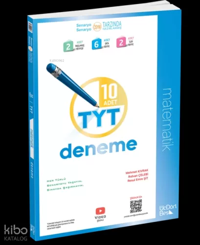 Üçdörtbeş TYT Matematik 10 Deneme 2026