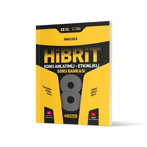 Hız 8. Sınıf İngilizce HİBRİT Konu Anlatımlı Etkinlikli Soru Bankası 2