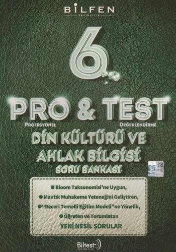 Bilfen 6. Sınıf Din Kültürü ve Ahlak Bilgisi ProTest Soru Bankası