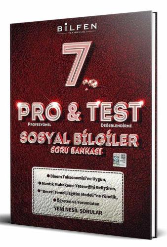 Bilfen 7. Sınıf Sosyal Bilgiler ProTest Soru Bankası