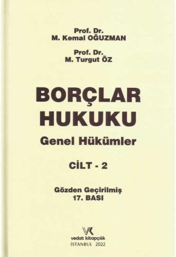 Borçlar Hukuku Genel Hükümler Cilt 2 17.baskı