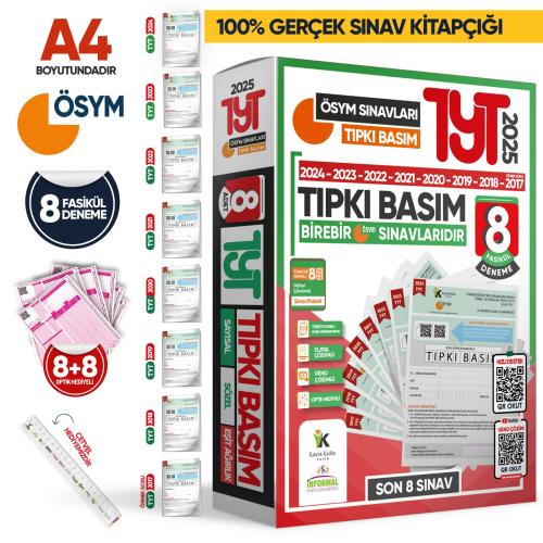 İnformal TYT ÖSYM Çıkmış Soru Tıpkı Basım 8 Türkiye Geneli Dijital Çöz