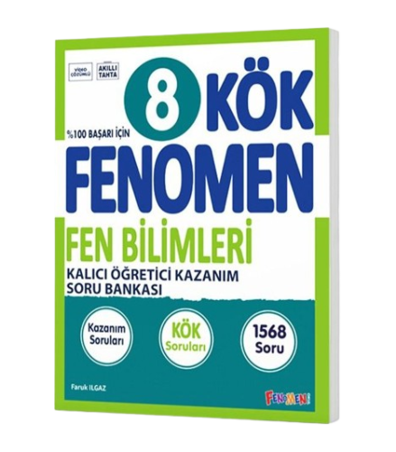 Fenomen 8. Sınıf KÖK Fen Bilimleri Soru Bankası