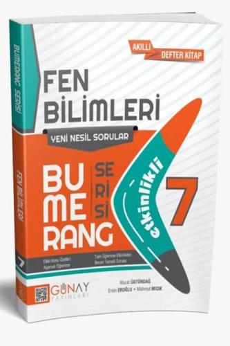 Günay 7. Sınıf Fen Bilimleri Bumerang Etkinlikli Akıllı Defter Kitap