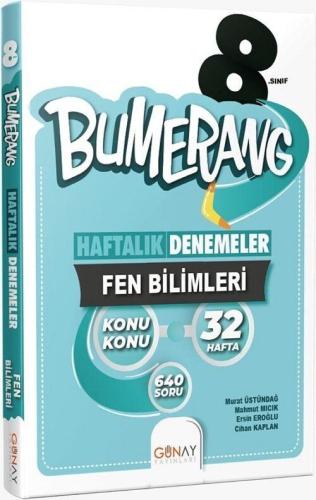 Günay 8. Sınıf Bumerang 32 Haftalık Fen Bilimleri Denemeleri