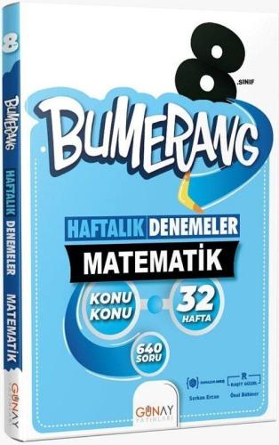 Günay 8. Sınıf Bumerang 32 Haftalık Matematik Deneme