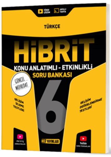 Hız 6. Sınıf Türkçe HİBRİT Konu Anlatımlı Etkinlikli Soru Bankası