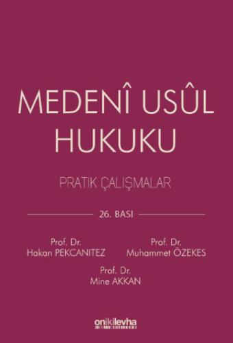 Medeni Usul Hukuku Pratik Çalışmalar 26.BASKI