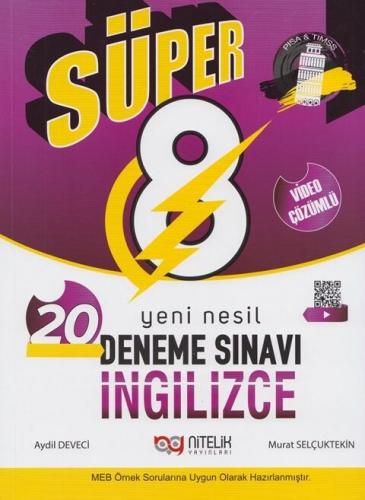 Nitelik 8. Sınıf Süper İngilizce 20 Deneme