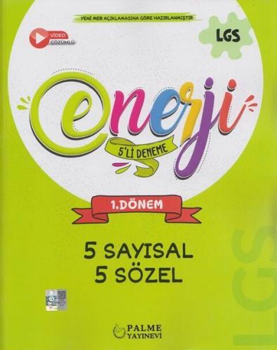 Palme 8. Sınıf 1. Dönem Enerji 5 Deneme