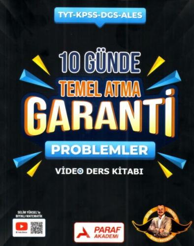 Paraf TYT Problemler Z Takımı 10 Günde Temel Atma Garanti Video Ders K