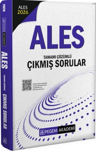 Pegem ALES Tamamı Çözümlü Çıkmış Sorular 2026
