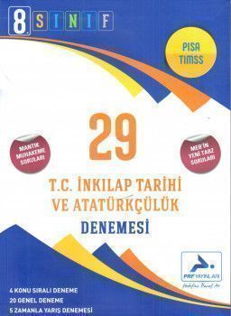 Paraf 8. Sınıf T.C. İnkılap Tarihi ve Atatürkçülük 29 Deneme