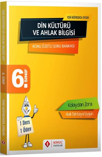 Sonuç 6. Sınıf Din Kültürü ve Ahlak Bilgisi Konu Özetli Soru Bankası
