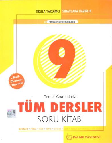 Palme 9. Sınıf Tüm Dersler Soru Kitabı