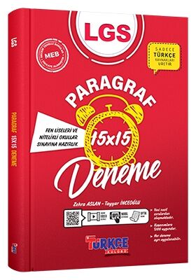 Türkçe Kulubü 8. Sınıf Paragraf 15x15 Deneme