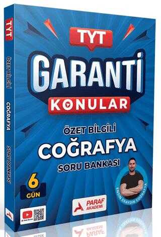 Paraf TYT Coğrafya Garanti Konular Soru Bankası