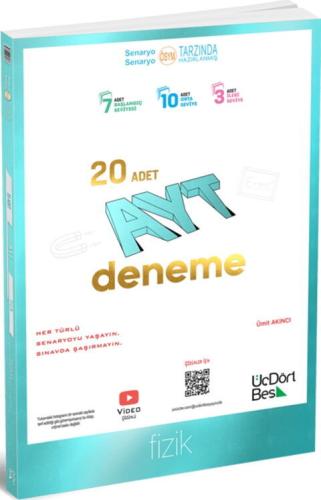 ÜçDörtBeş AYT Fizik 20 Deneme