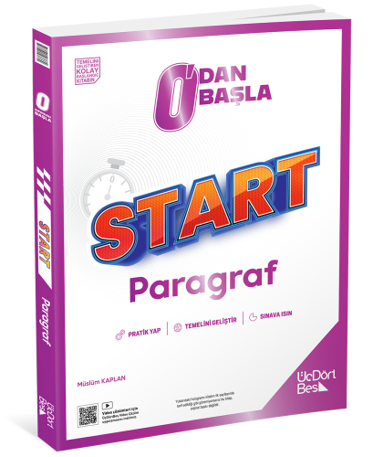 Üçdörtbeş 0´dan Başla Start Paragraf Soru Bankası