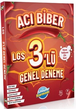 Ünlüler Karması 8. Sınıf Acı Biber Genel 3 Lü Deneme