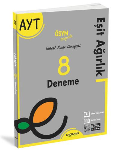 Endemik AYT Eşit Ağırlık 8 Deneme