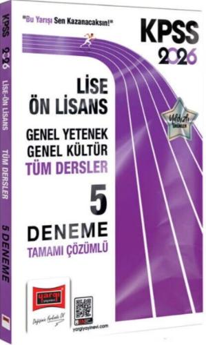 Yargı KPSS GK GY Lise Ön Lisans Tüm Dersler Tamamı Çözümlü 5 Deneme 20