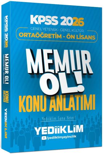 Yediiklim KPSS Ortaöğretim Ön Lisans GY GK Memur Ol Konu Anlatımı 2026