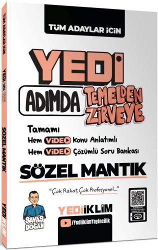 Yediiklim Yedi Adımda Temelden Zirveye Sözel Mantık Video Konu Anlatımlı Video Çözümlü Soru Bankası